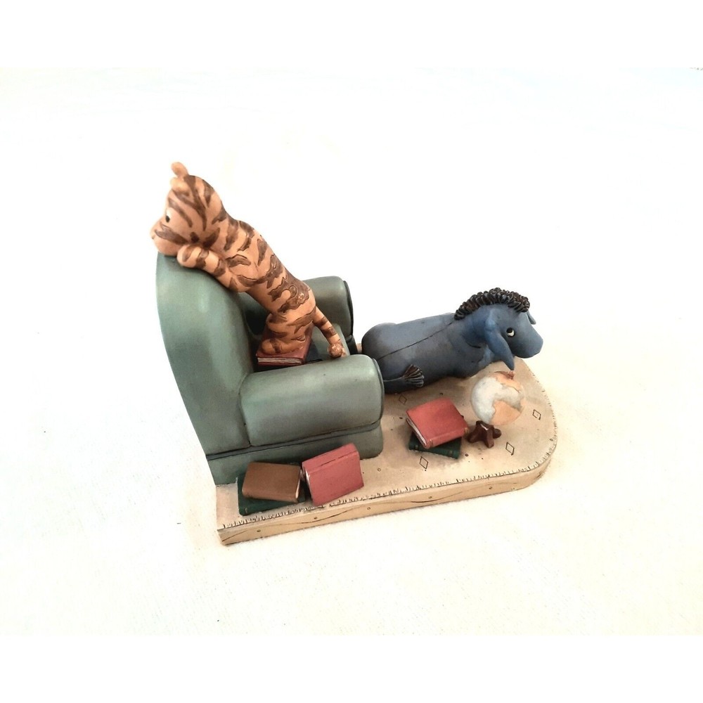 Disney Classic Winnie the Pooh Bookend HTF Michael & Co Library Tigger Eeyore